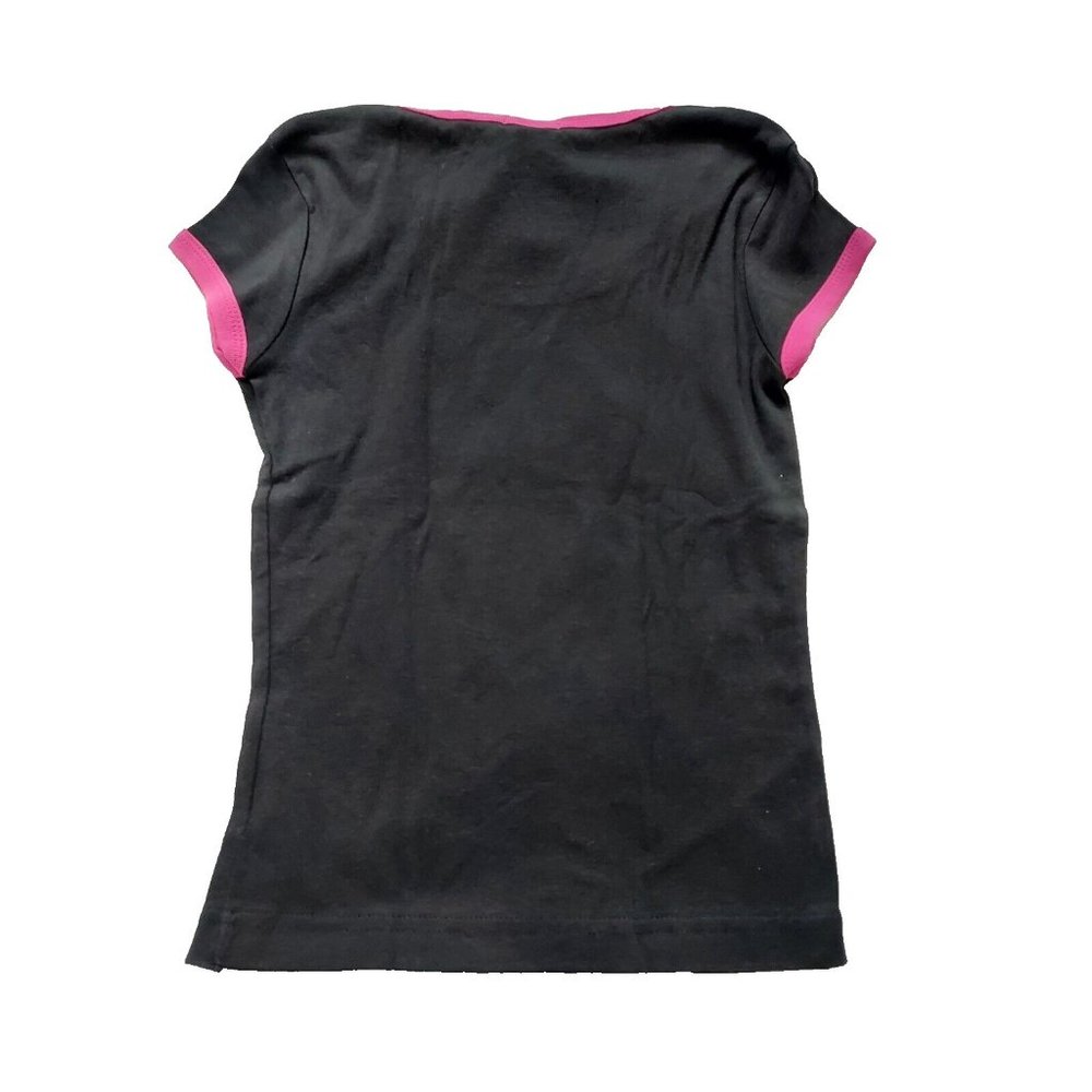 Vintage French Kitty by Mighty Fine Womens Top, Hair Salon, Black, Medium - Picture 4 of 4